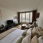 Typical Parisian Apartment With Balcony, Eiffel Tower