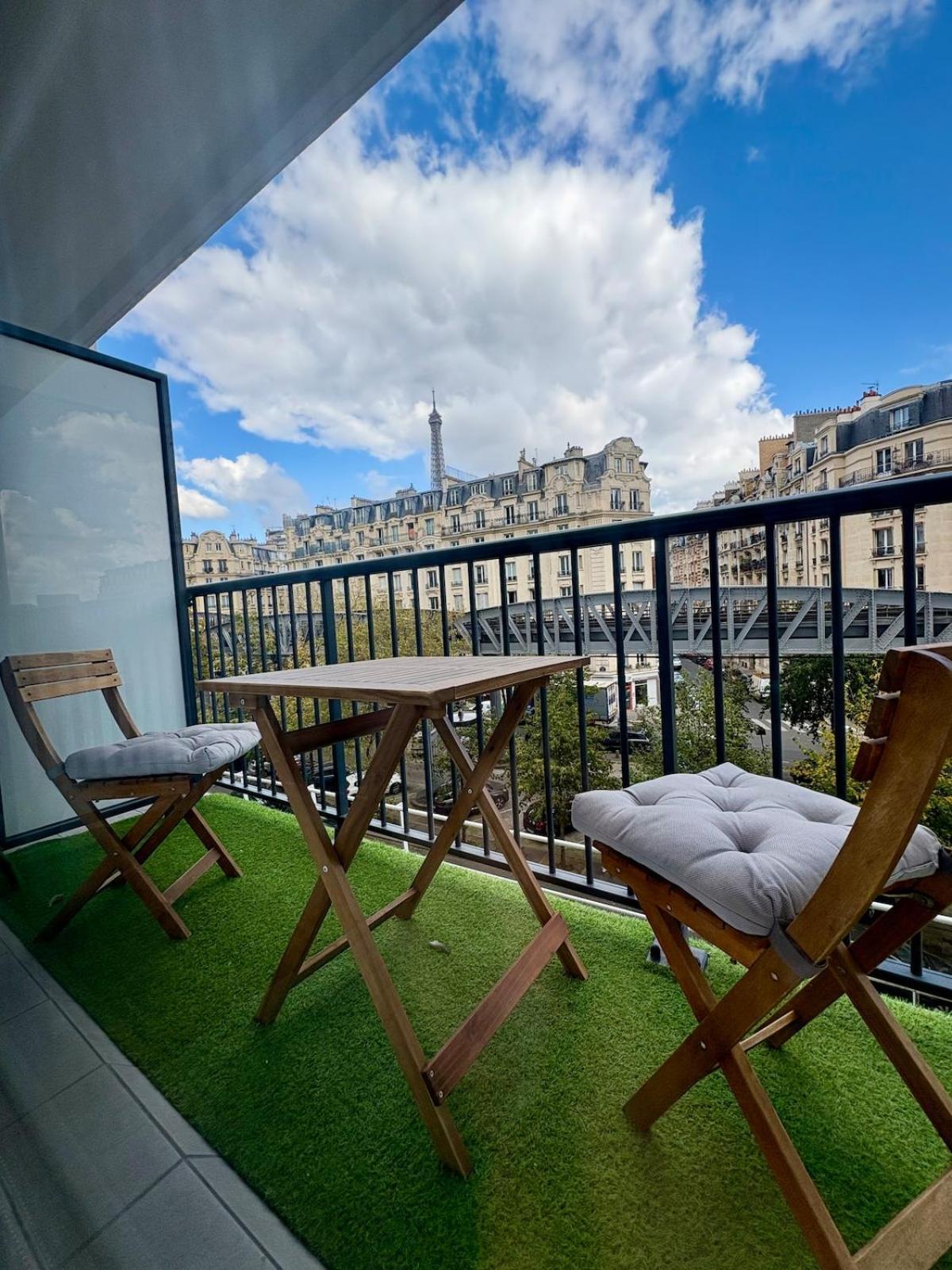 Typical Parisian With Balcony, Eiffel Tower